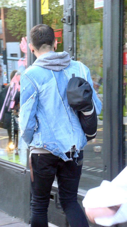 Destructured jean jacket (Camden)