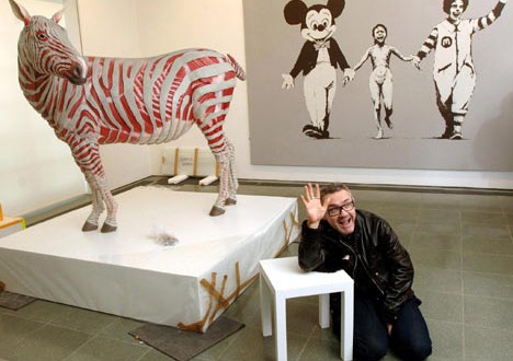 Damien Hirst first gallery