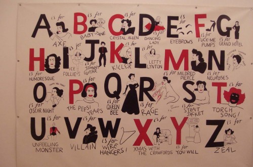 The contemporary alphabet (Donald Urquhart, Saatchi Gallery, London)