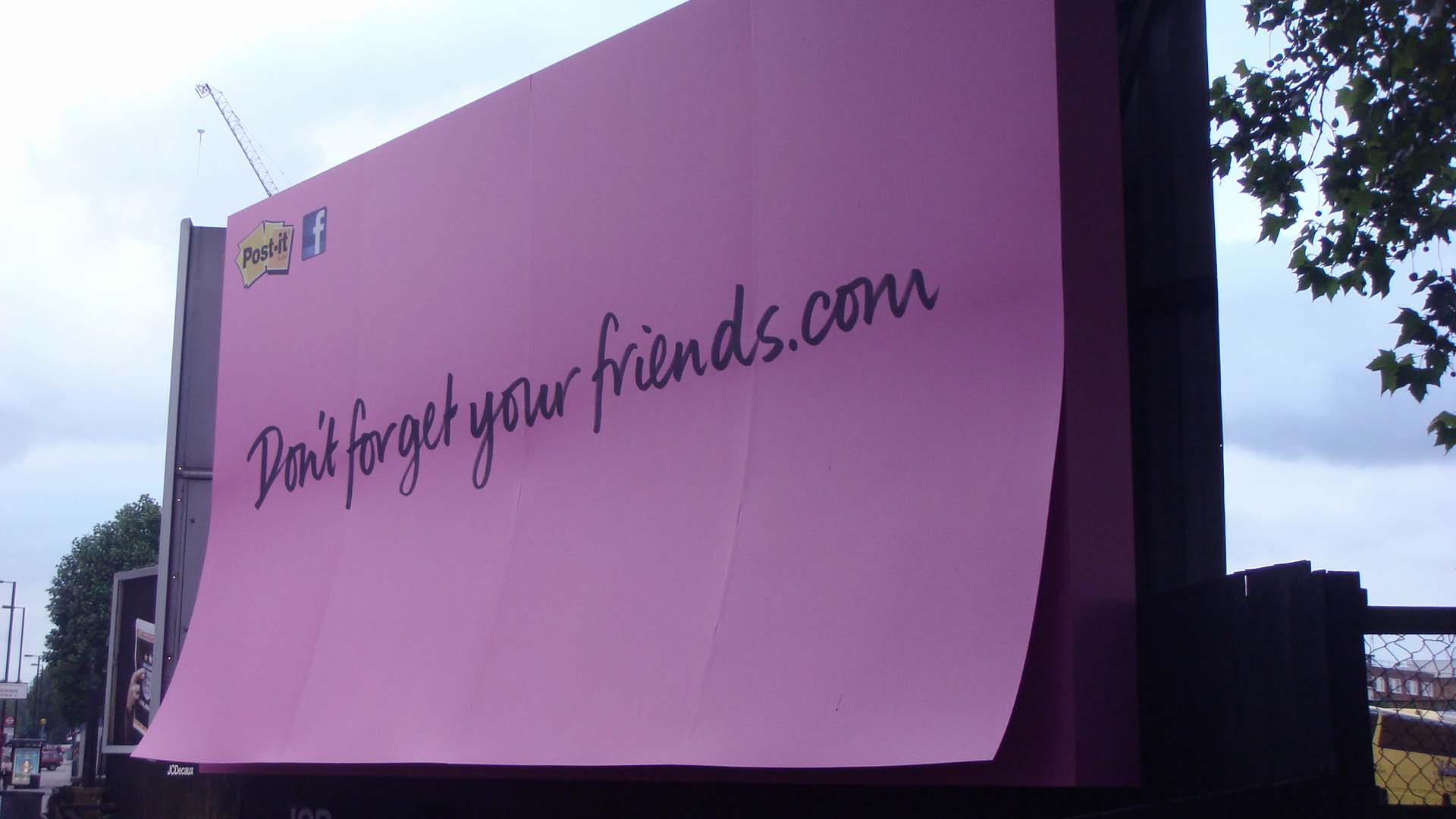 Post-it Ad (Old Street, London)