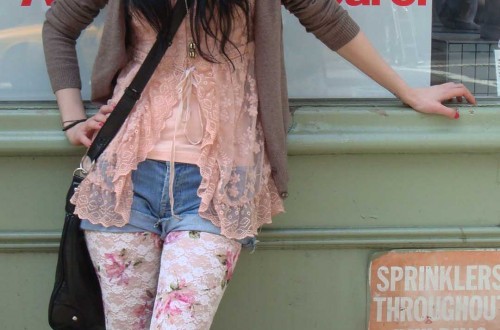 Flowers tights (Ny)