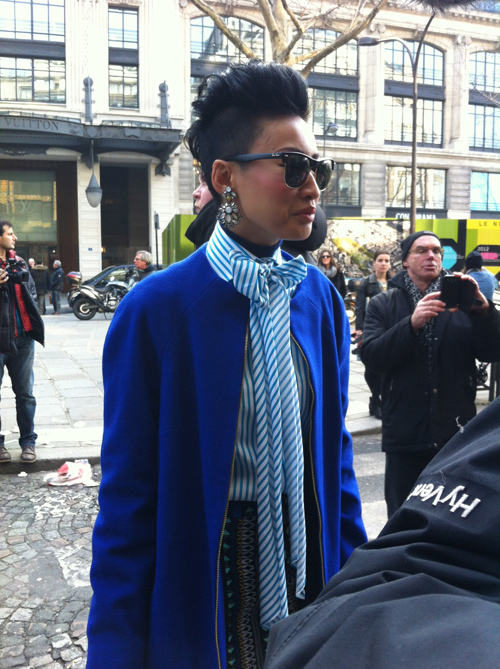 Blue jacket (París)