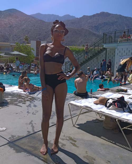 Black bikini (Coachella)