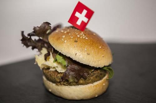 La auténtica cheeseburger suiza