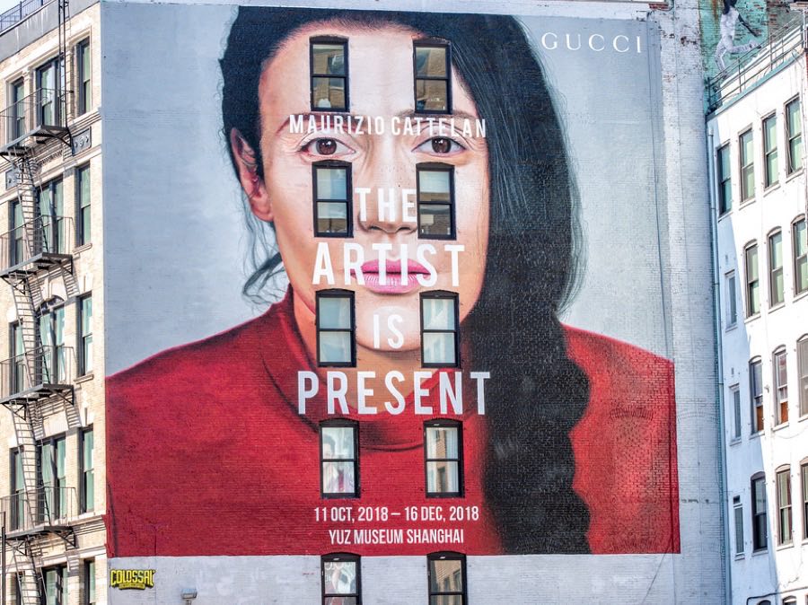 gucci colaboración Marina Abramovich