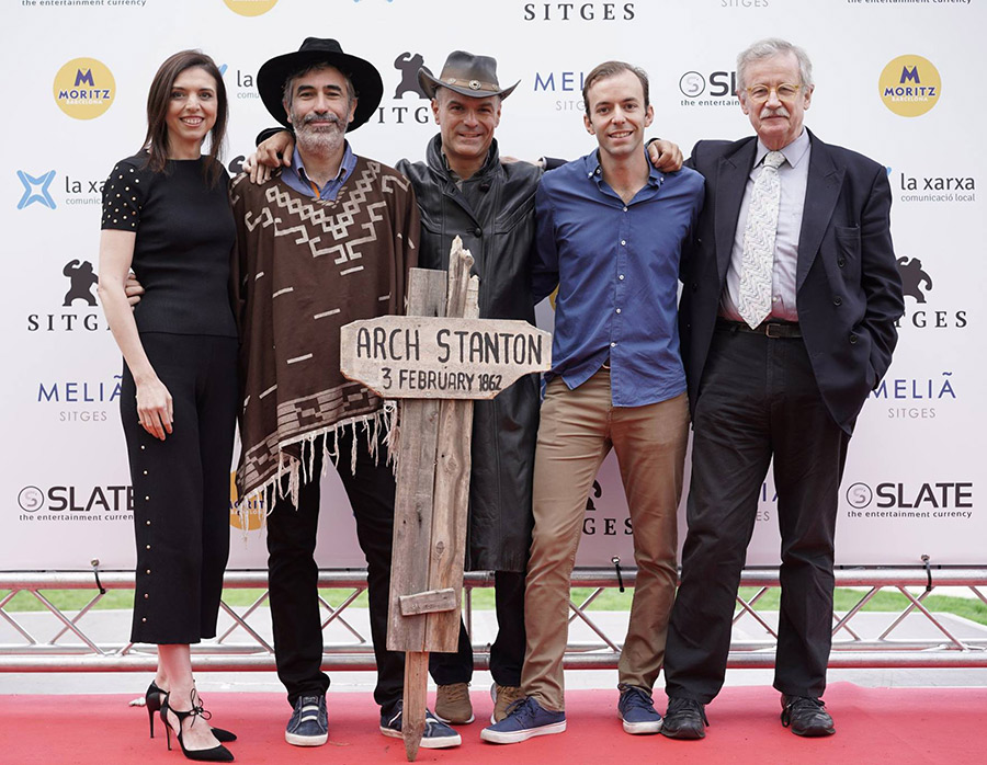 Equipo Desenterrando Sad hill festival de stiges